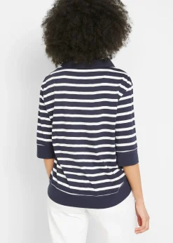 Polo en mélange coton-viscose