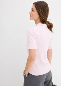 Polo en viscose extensible