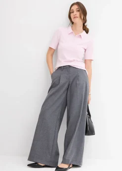 Polo en viscose extensible