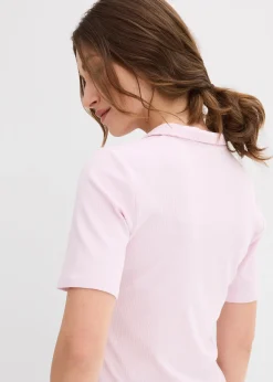 Polo en viscose extensible