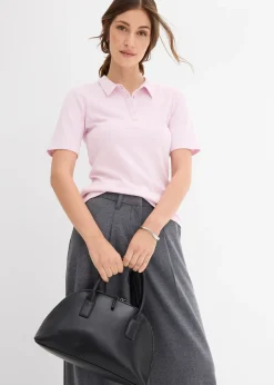 Polo en viscose extensible