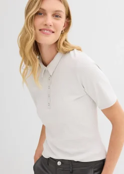Polo en viscose extensible