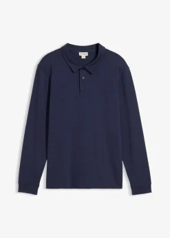 Polo manches longues 100% coton