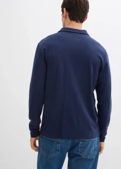 Polo manches longues 100% coton