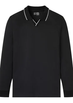 Polo manches longues 100% coton