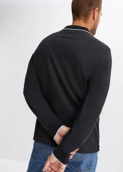 Polo manches longues 100% coton