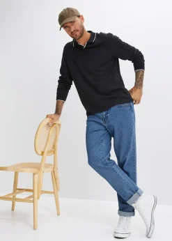 Polo manches longues 100% coton