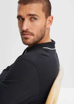 Polo manches longues 100% coton