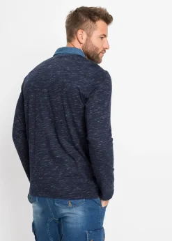 Polo manches longues 100% coton