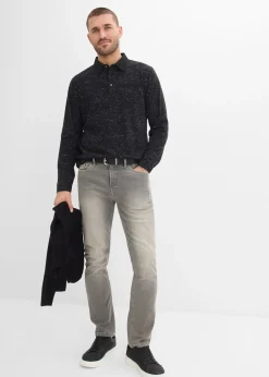 Polo manches longues 100% coton