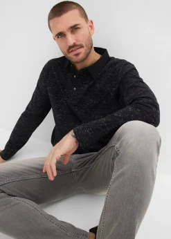 Polo manches longues 100% coton