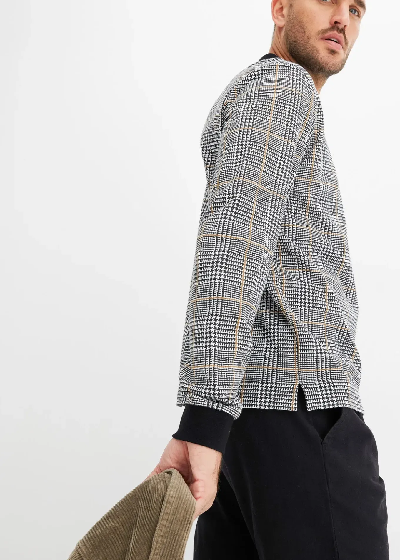 Polo manches longues en maille piquée 100% coton