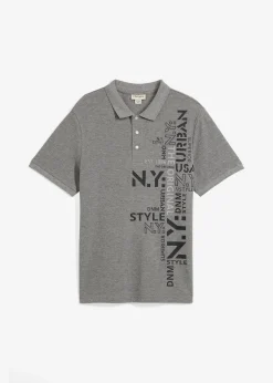 Polo Slim Fit en maille piquée 100% coton