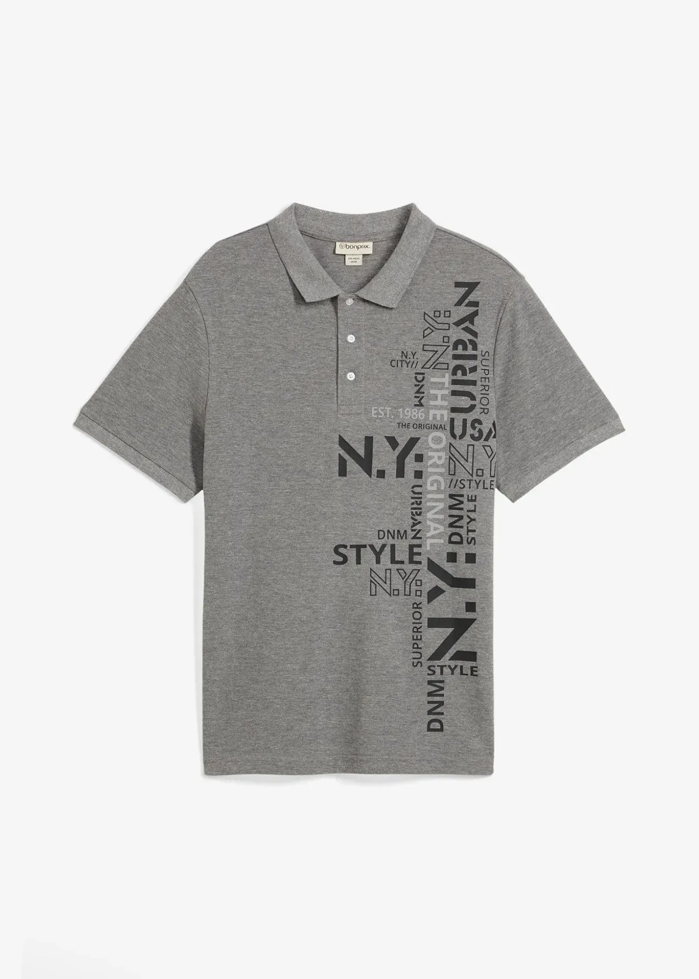 Polo Slim Fit en maille piquée 100% coton