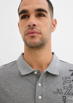 Polo Slim Fit en maille piquée 100% coton