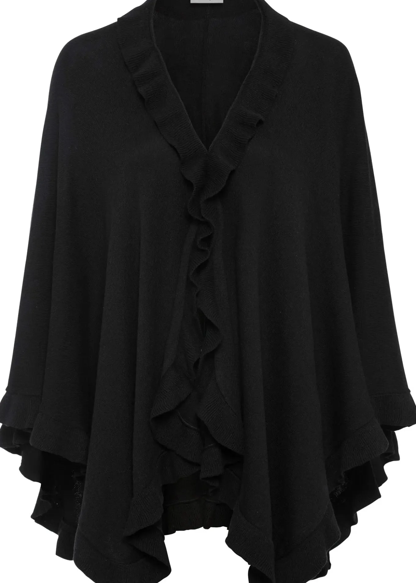 Poncho avec cachemire