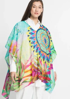 Poncho léger en viscose