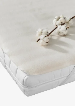 Protège-matelas en coton gratté 2 faces avec élastiques