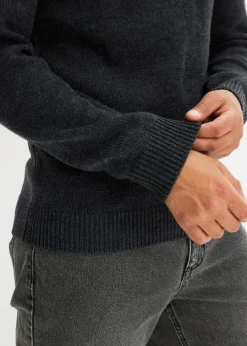 Pull à col rond facile d’entretien, style color-block