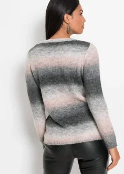 Pull à dégradé de couleurs