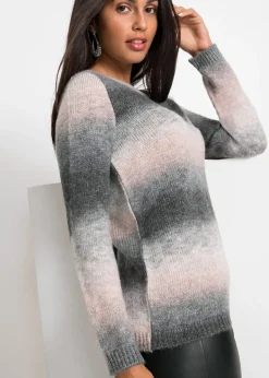 Pull à dégradé de couleurs