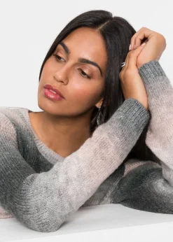 Pull à dégradé de couleurs