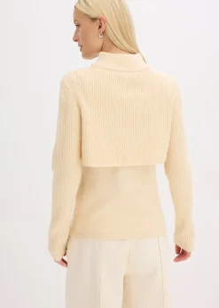 Pull à effet superposé