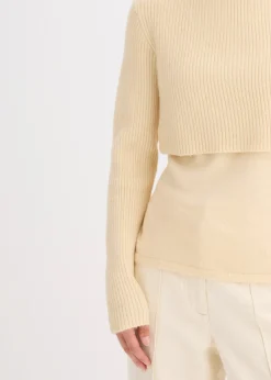 Pull à effet superposé