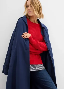 Pull à empiècement chemisier