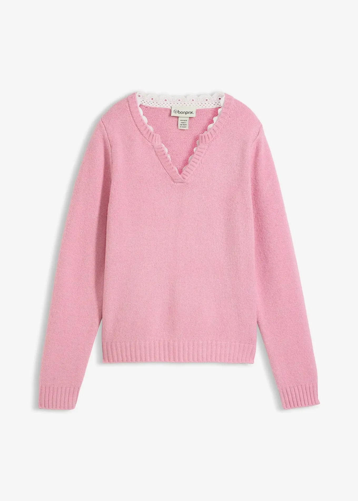 Pull à empiècement dentelle