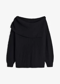 Pull à encolure Bardot asymétrique
