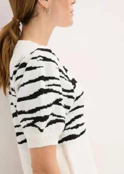 Pull à manches bouffantes