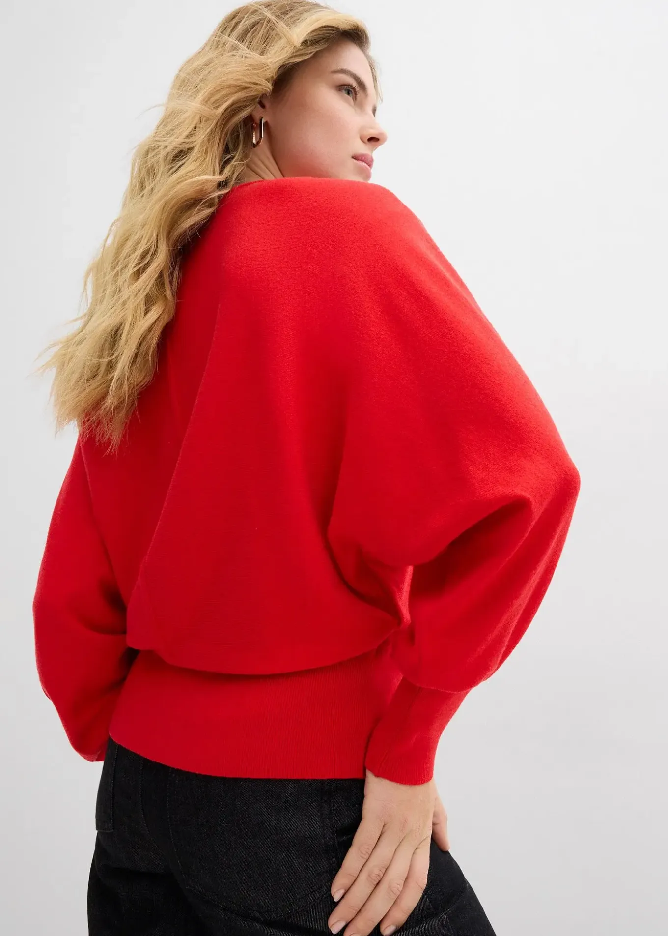 Pull à manches chauve-souris