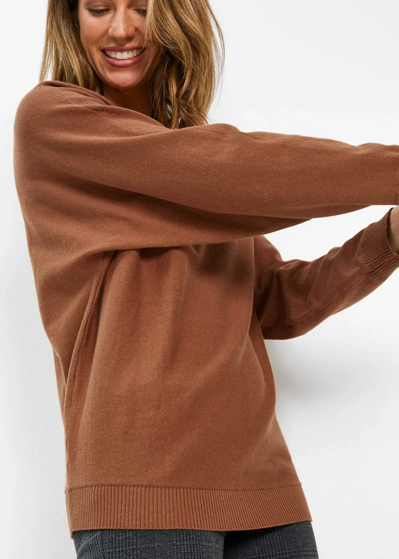 Pull à manches chauve-souris