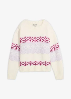 Pull à motif norvégien