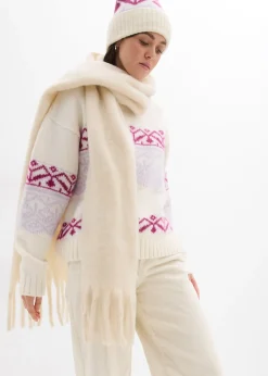 Pull à motif norvégien