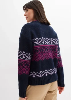 Pull à motif norvégien