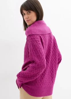 Pull à motif torsadé