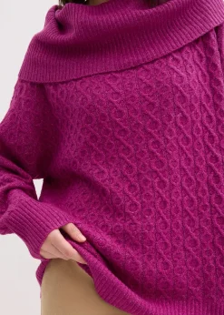 Pull à motif torsadé