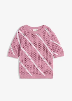 Pull ajouré 100% coton