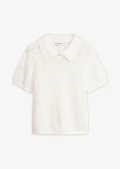 Pull ajouré 100% coton