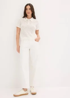 Pull ajouré 100% coton