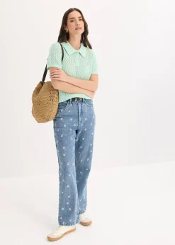 Pull ajouré 100% coton