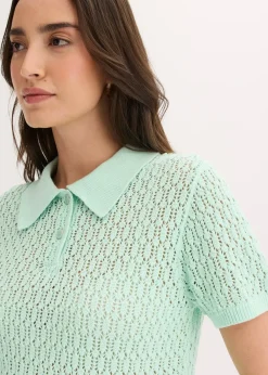 Pull ajouré 100% coton