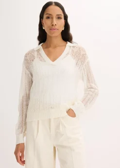 Pull ajouré doux