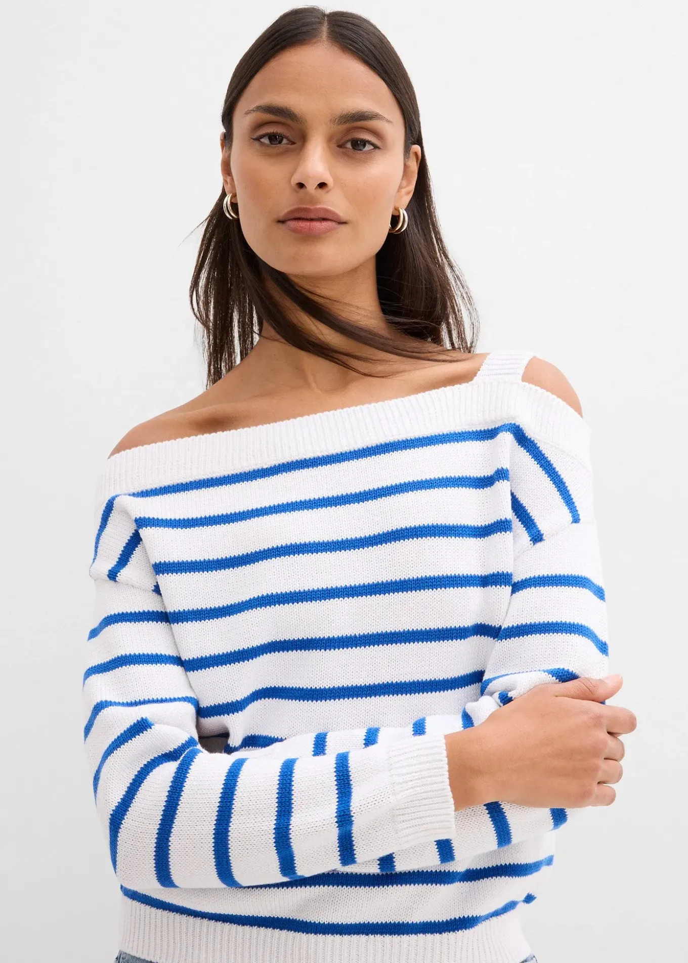 Pull asymétrique ample