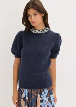 Pull avec application de strass