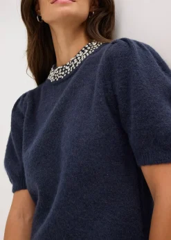 Pull avec application de strass