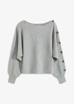 Pull avec détails boutons