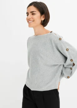 Pull avec détails boutons